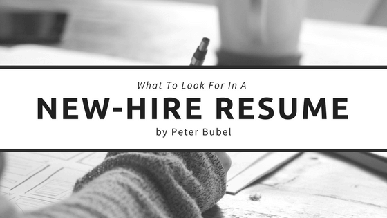 What To Look For In A New Hire Resume